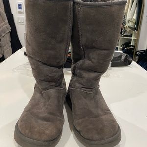 Tall Grey Ugg Boots Size 9